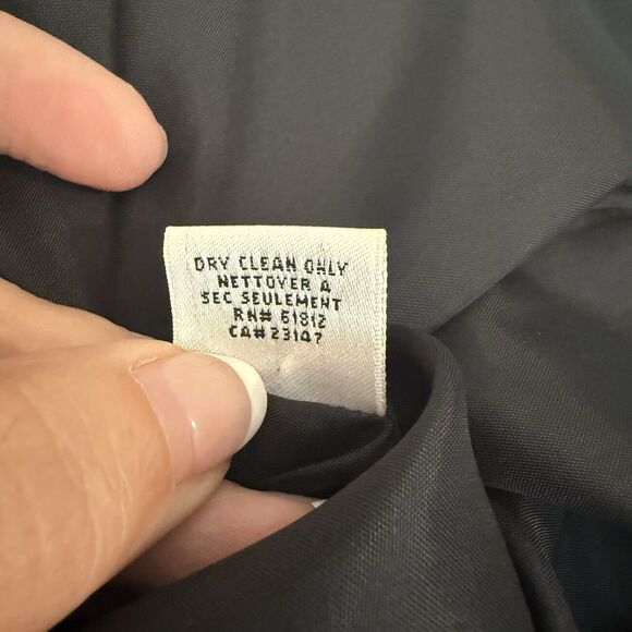 Talbots Sheath Dress Sz 12 Black Red 100% Wool Vintage Classic Holiday Dressy - Picture 12 of 13